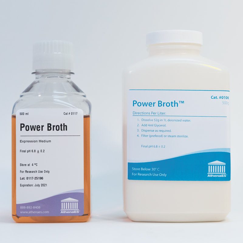 Two containers of Power Broth products.